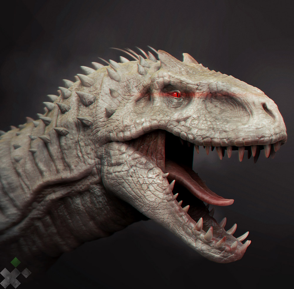 Indominus Rex 3D fanart 